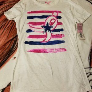 ipromise. dallas cowboys. burnout tee.  size XL